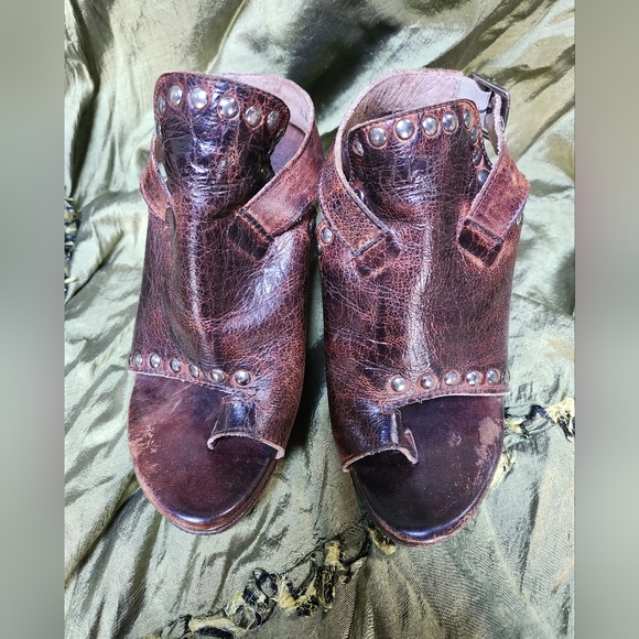 BedStu Joanne Nectar Lux Leather Wedges size 7 - Picture 6 of 7